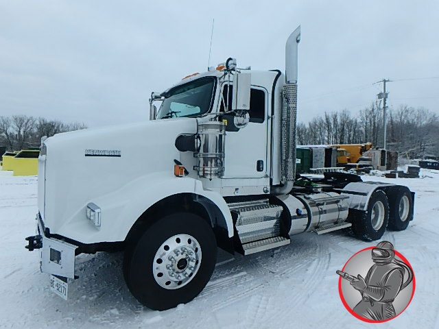 White transport truck before custom paint